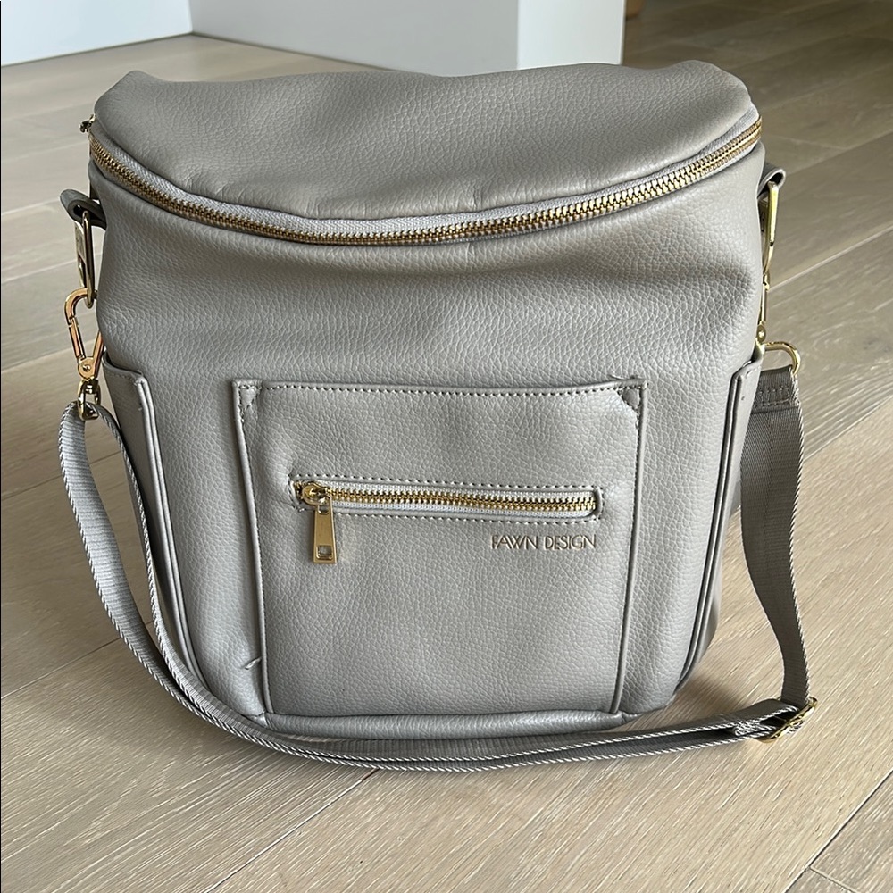 Fawn Design mini Gray Diaper Backpack